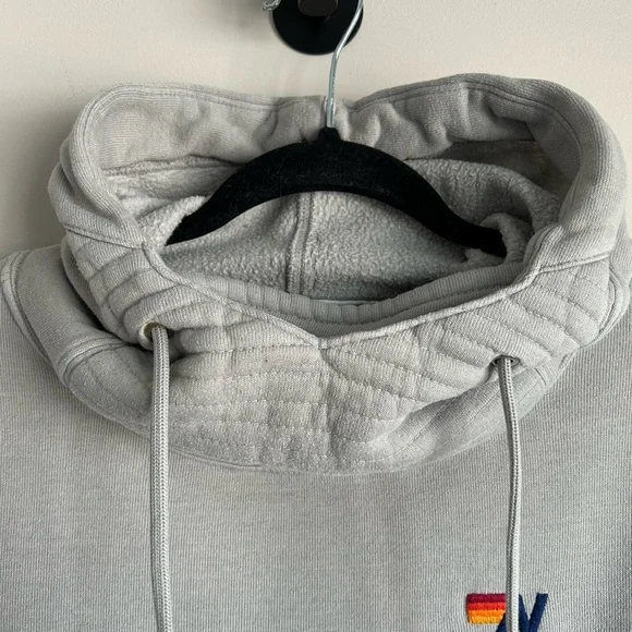 Aviator Nation Ninja Hoodie Light Grey Womens XS - Picture 5 of 8